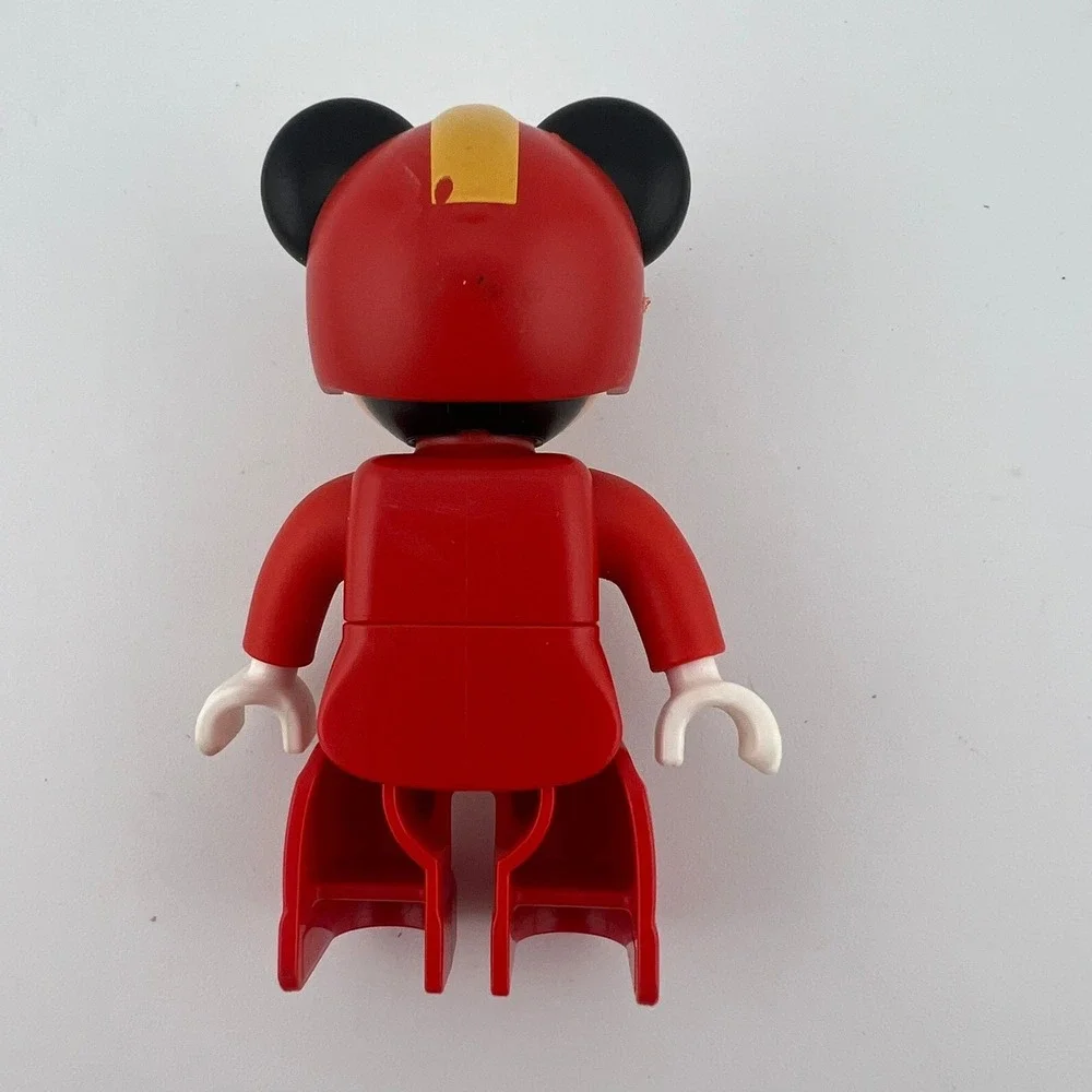 LEGO Mickey Mouse Figure Red Suit Racer Disney Character Toy Replacement